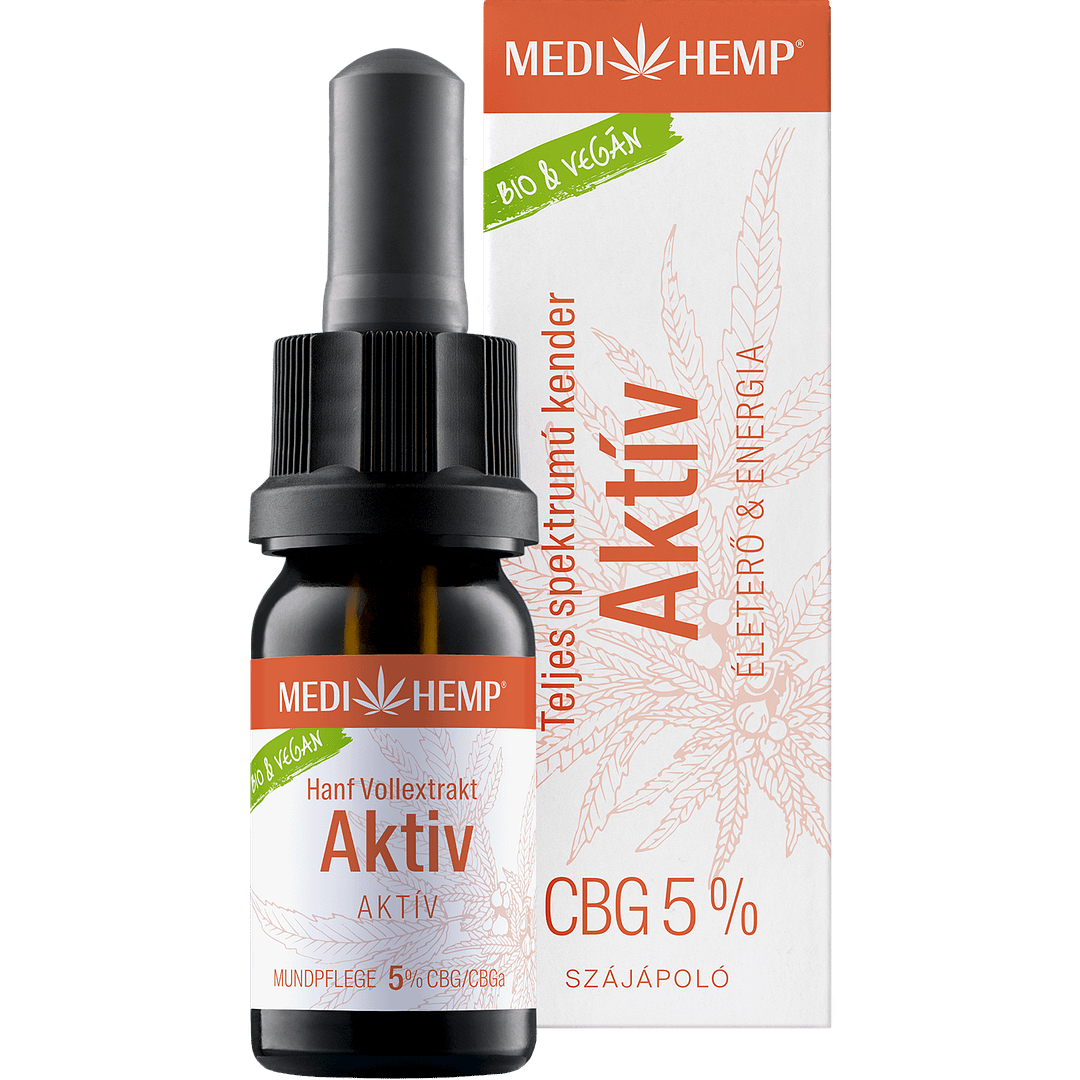 Medihemp Aktív 5% 10ml CBG olaj