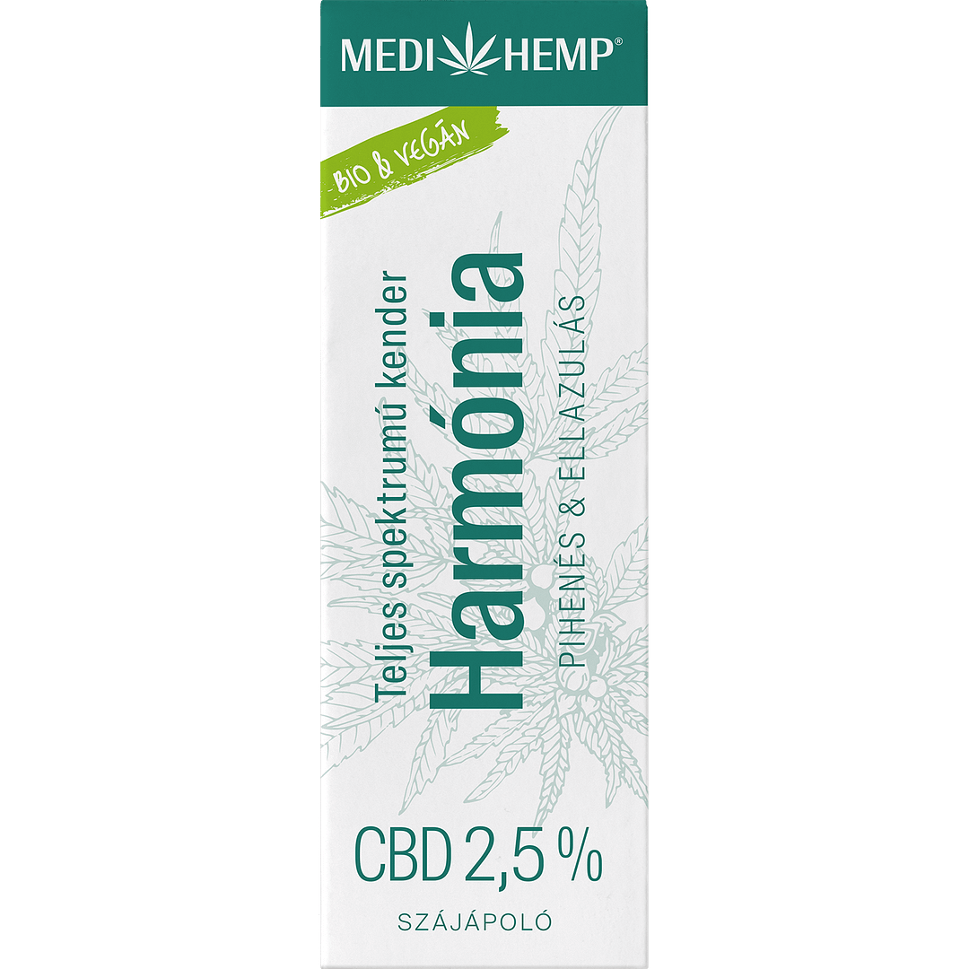 Medihemp Harmónia 2,5% 10ml CBD olaj - Image 2