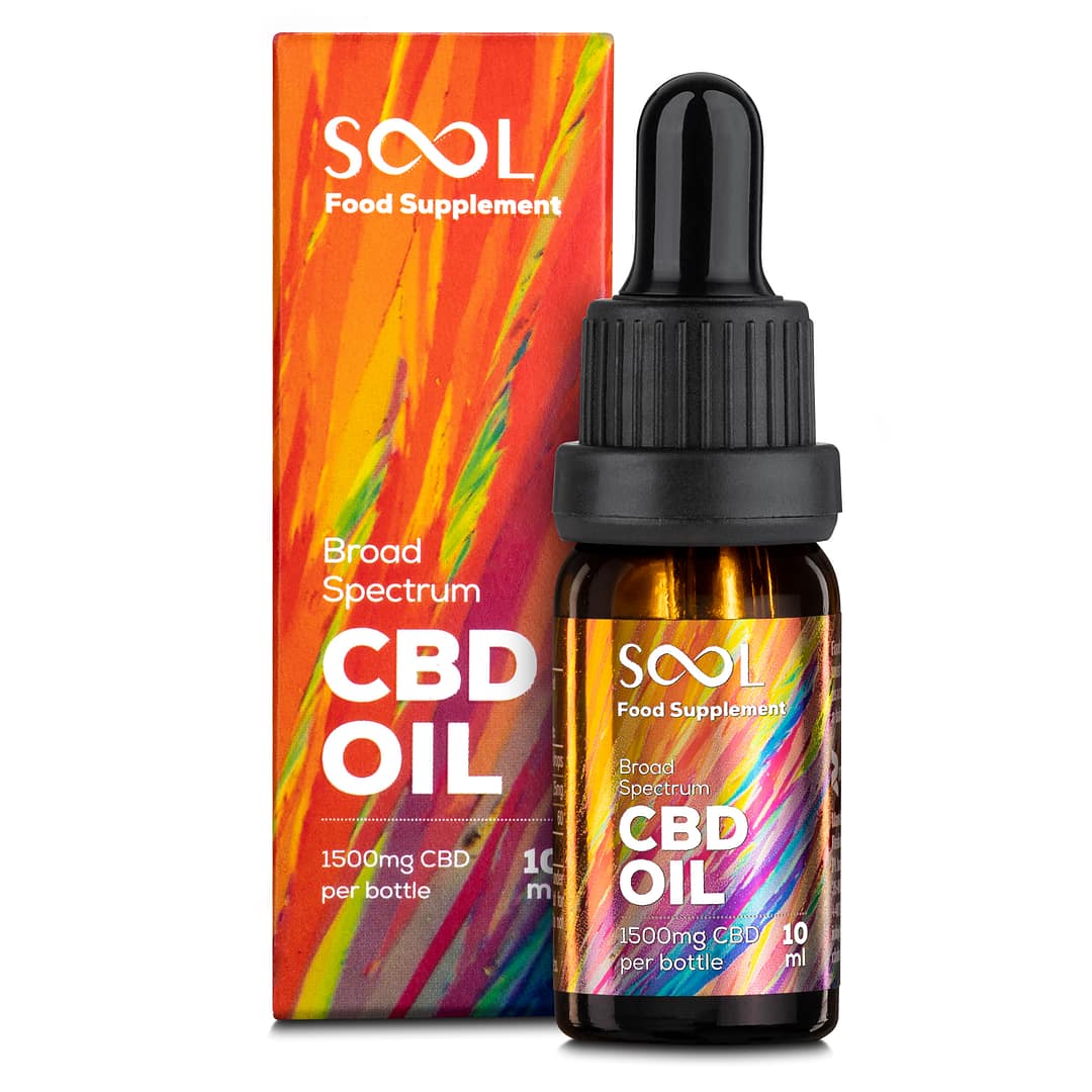 SOOL 15% CBD olaj - THC mentes