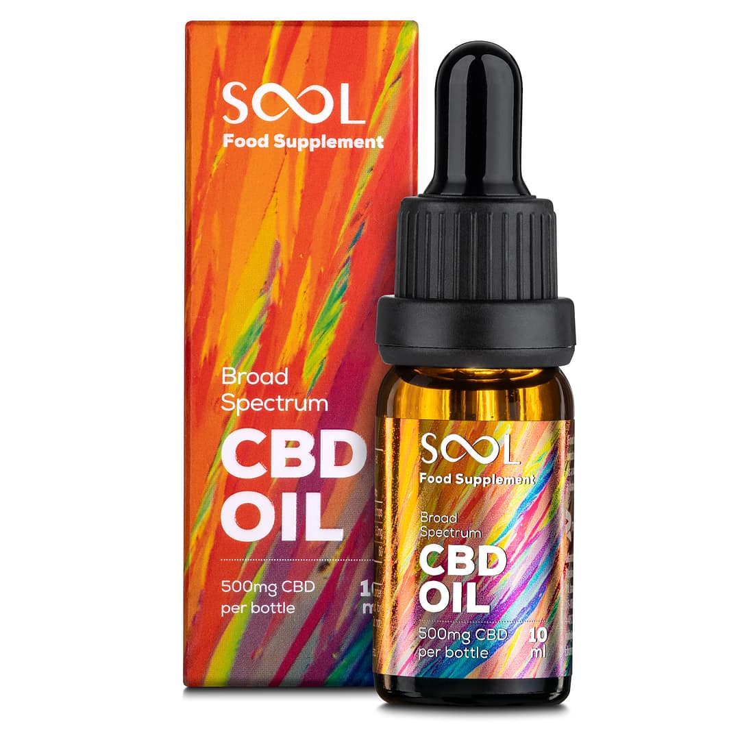 SOOL 5% CBD olaj - THC mentes