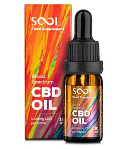 SOOL 10% CBD olaj - THC mentes