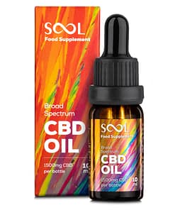 SOOL 15% CBD olaj - THC mentes