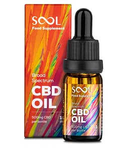 SOOL 5% CBD olaj - THC mentes