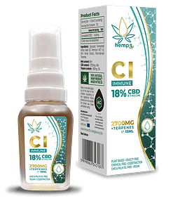 HEMPIT HEMP!TERP Immune 18% CBD Olaj Terpénekkel - 15ml
