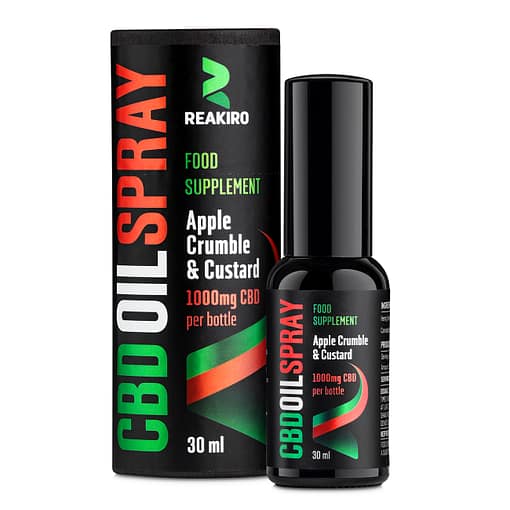 Reakiro CBD Spray Apple Crumble & Custard 1000 mg